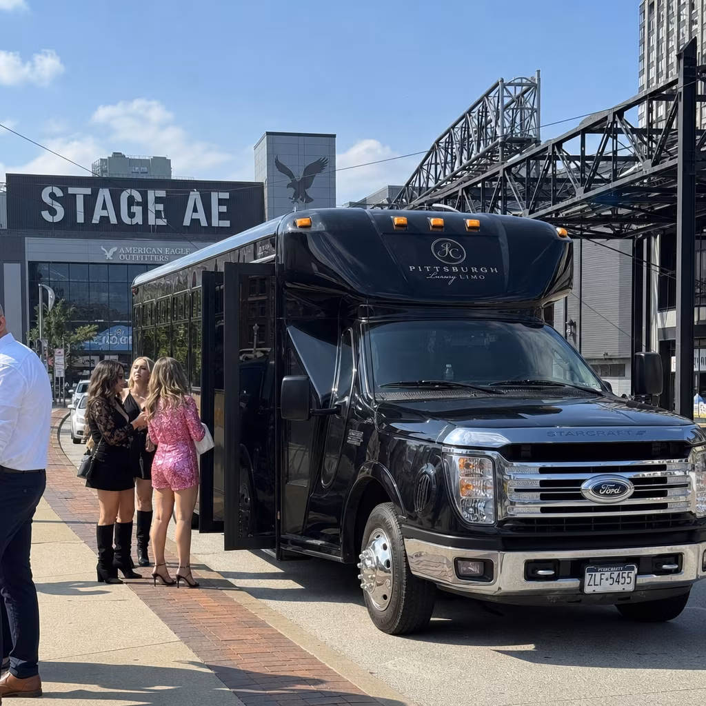 Rent a Bus to Stage AE