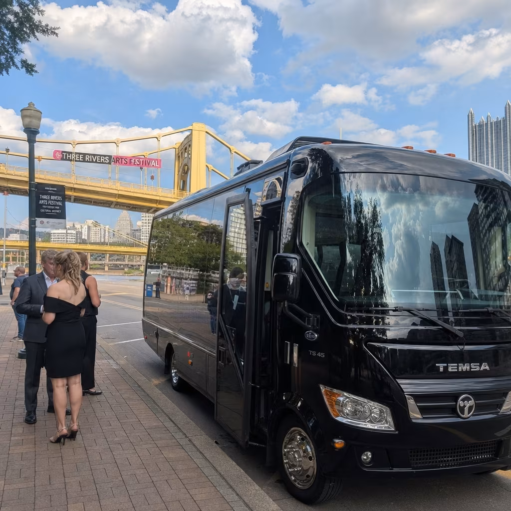 Rent a Bus to Three Rivers Arts Festival