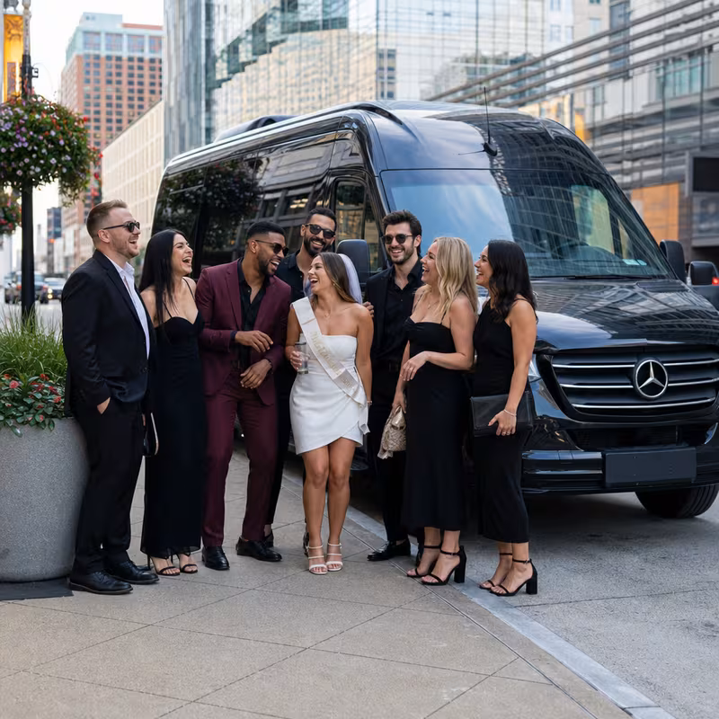 Pittsburgh Bachelor & Bachelorette Transportation fleet vehicle
