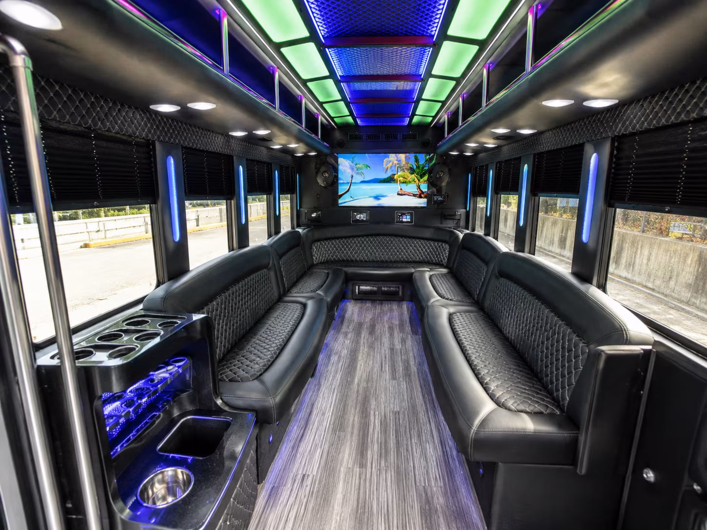 Pittsburgh Bachelor & Bachelorette Transportation party bus exterior