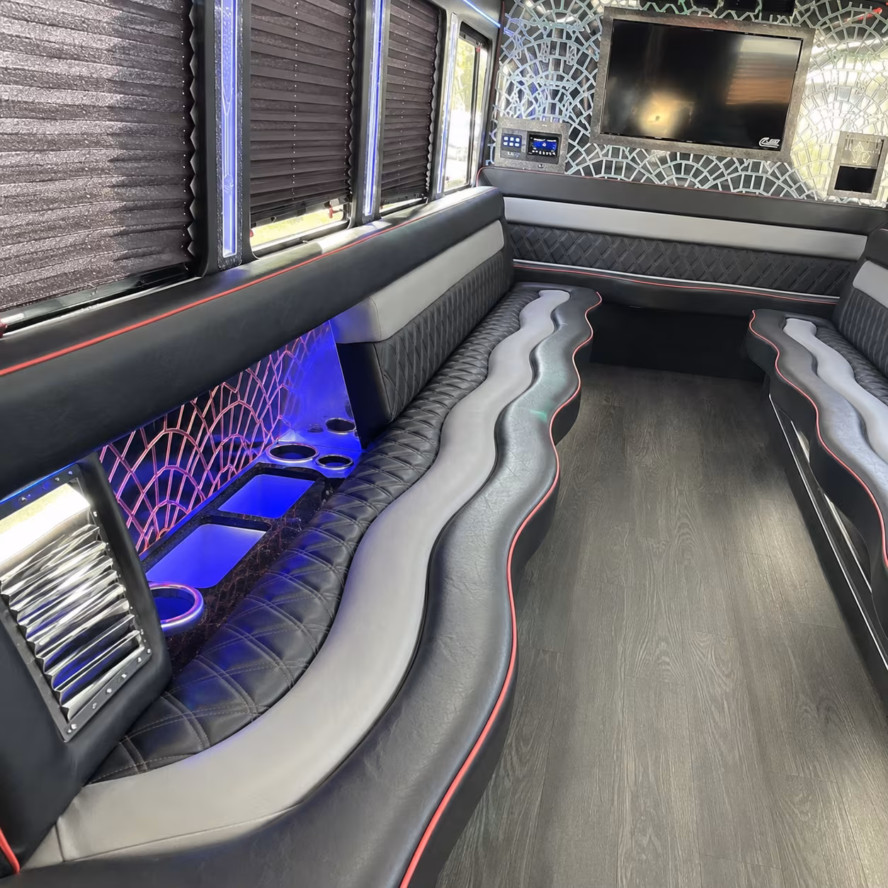 Pittsburgh Prom & Homecoming Transportation party bus exterior