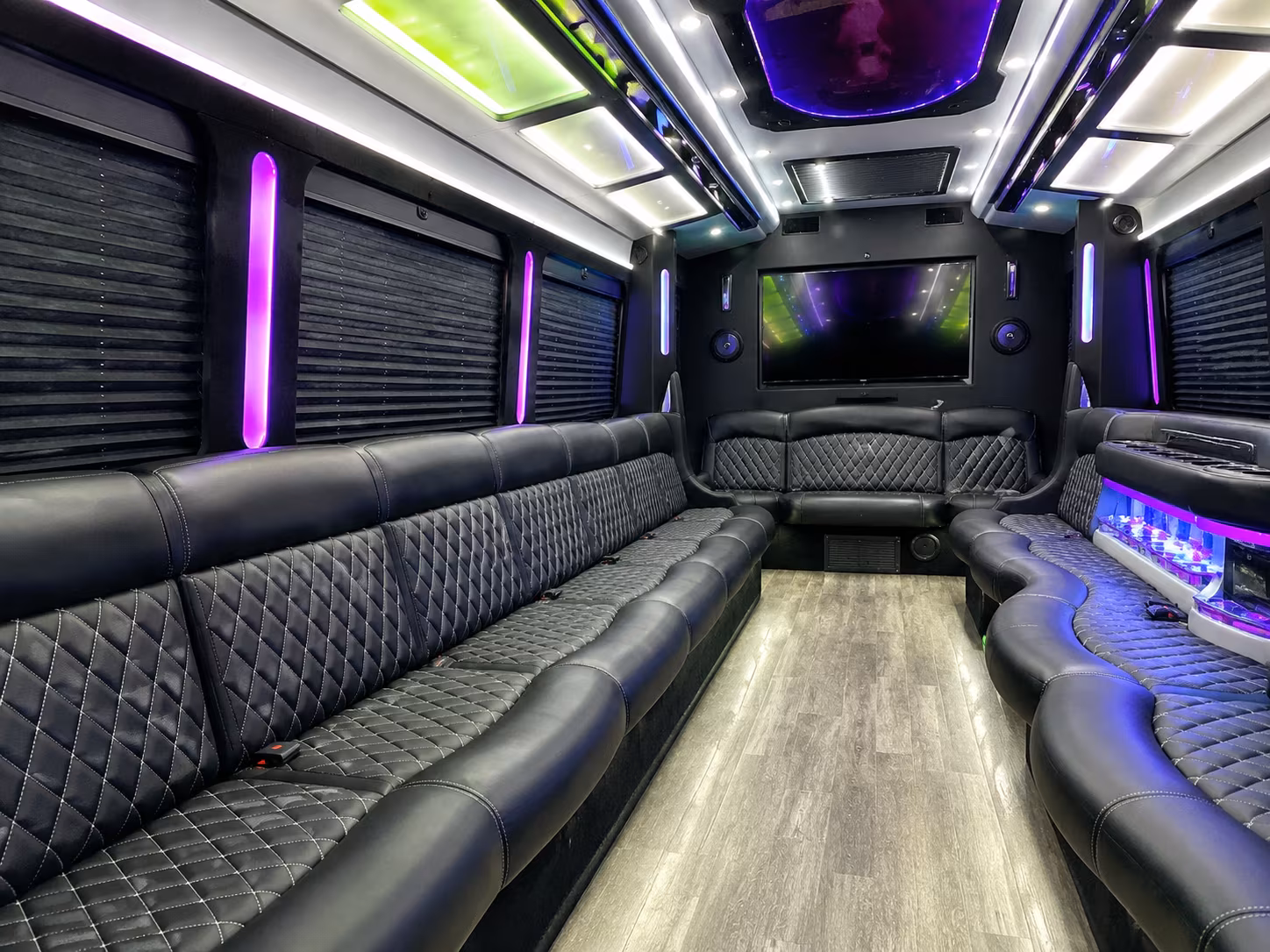 Pittsburgh Prom & Homecoming Transportation party bus exterior