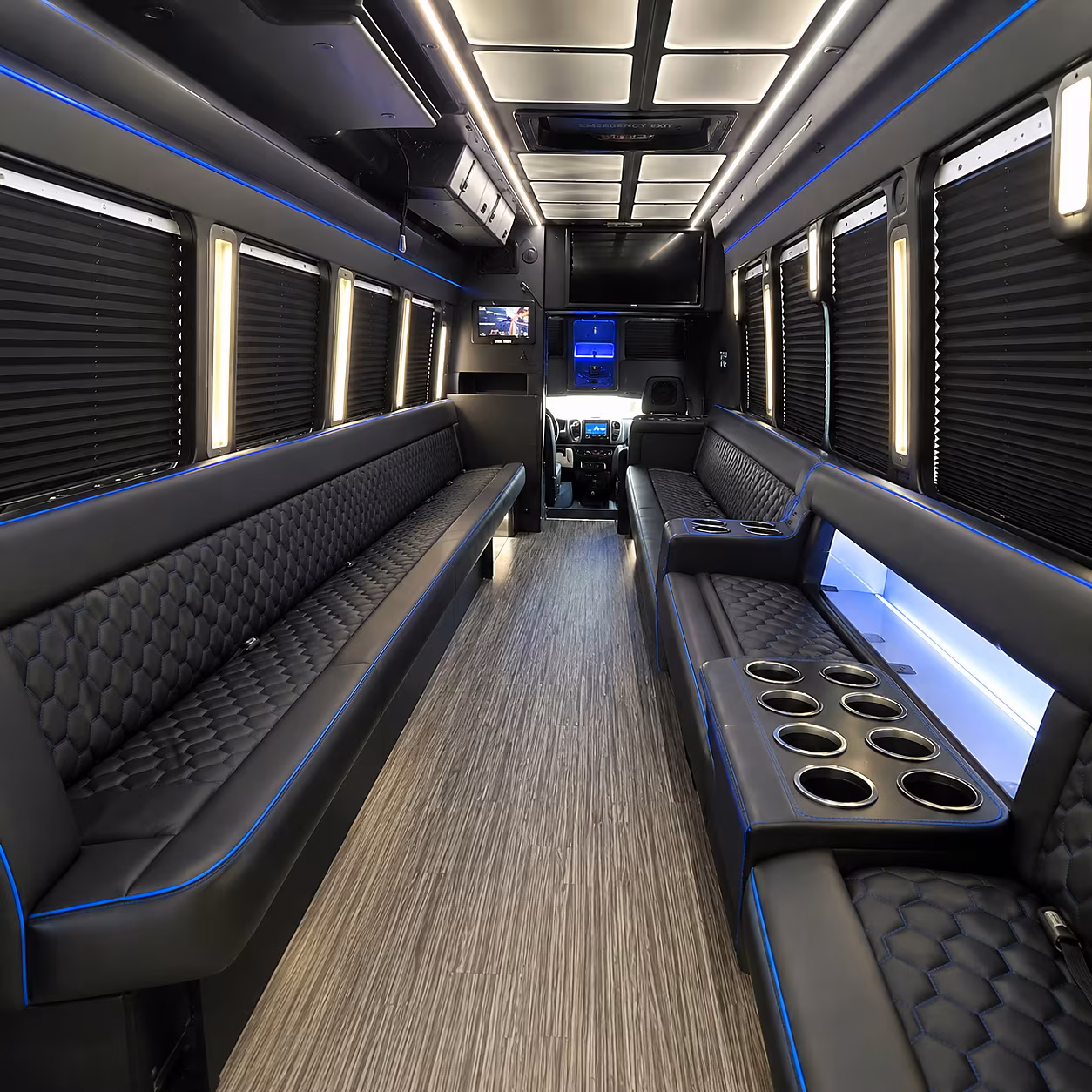 Pittsburgh Prom & Homecoming Transportation onboard seating