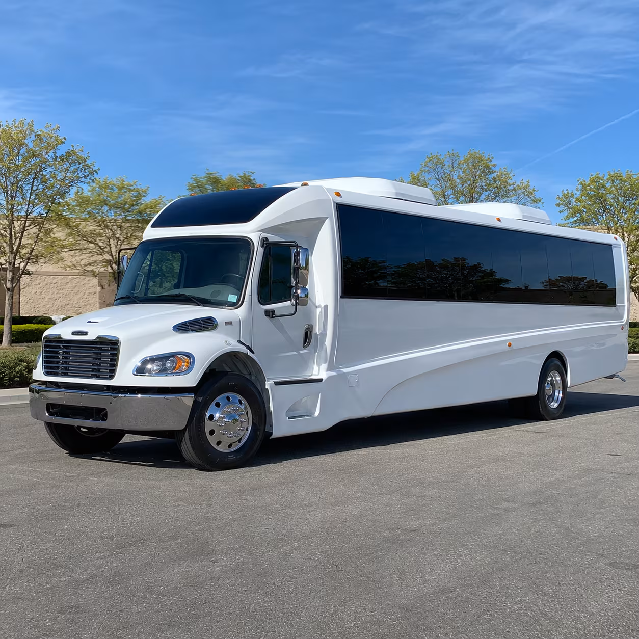 Pittsburgh School Event Transportation party bus exterior