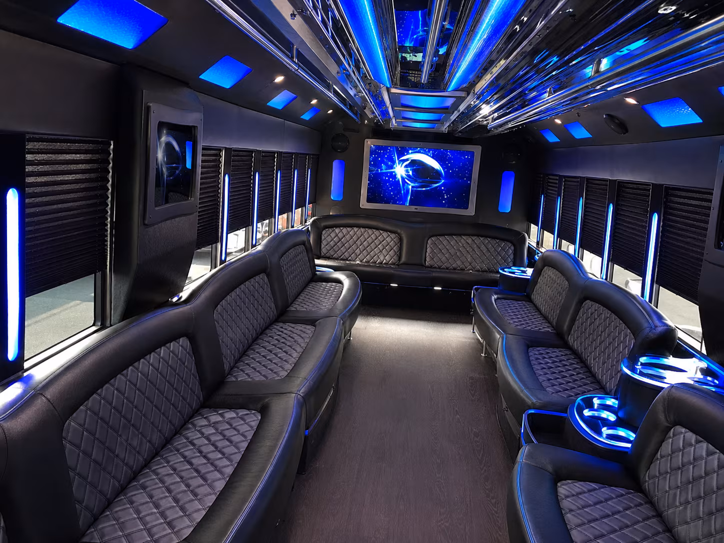 Pittsburgh Sporting Event Transportation party bus exterior