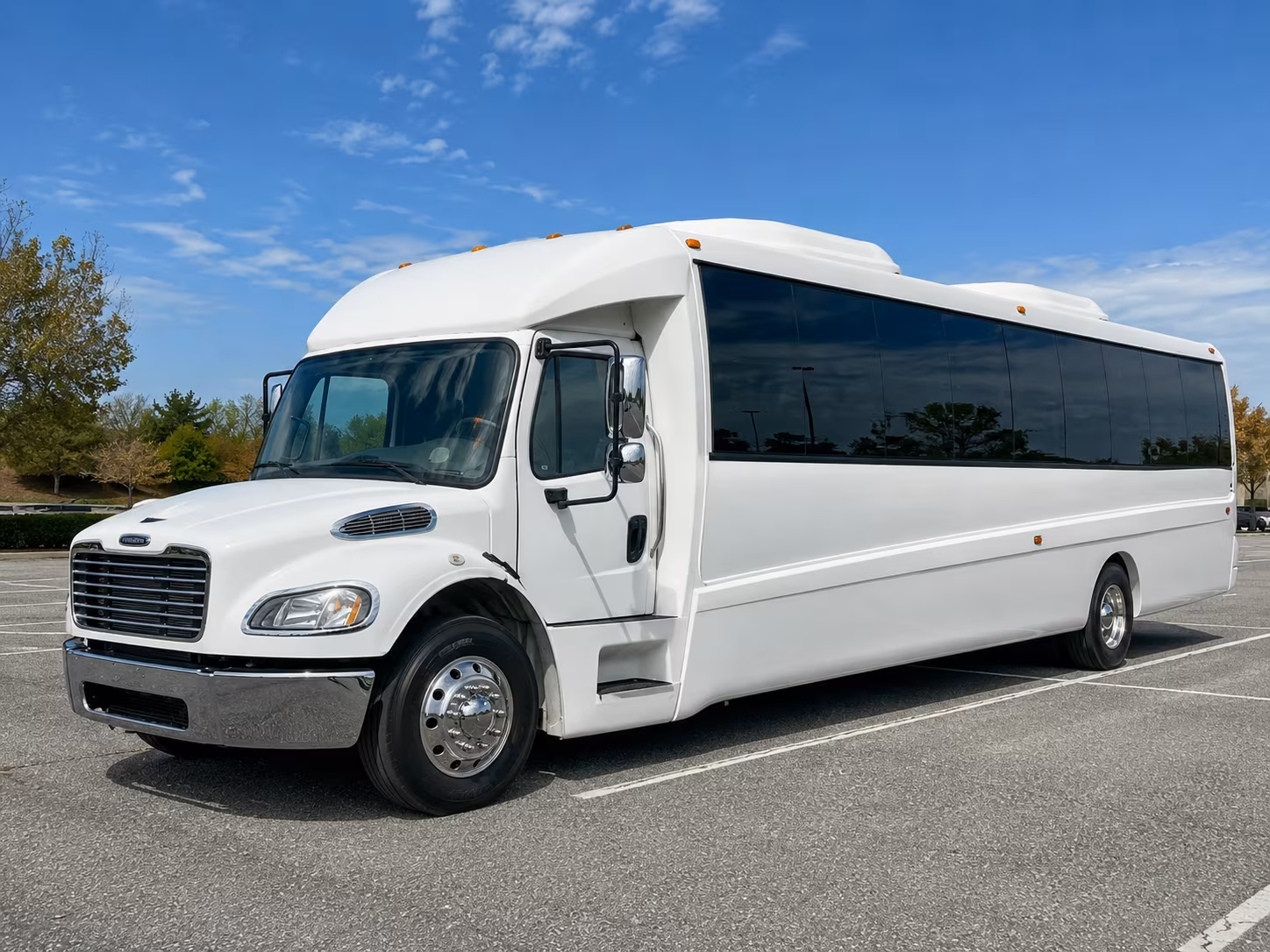 Pittsburgh Wedding Transportation party bus exterior