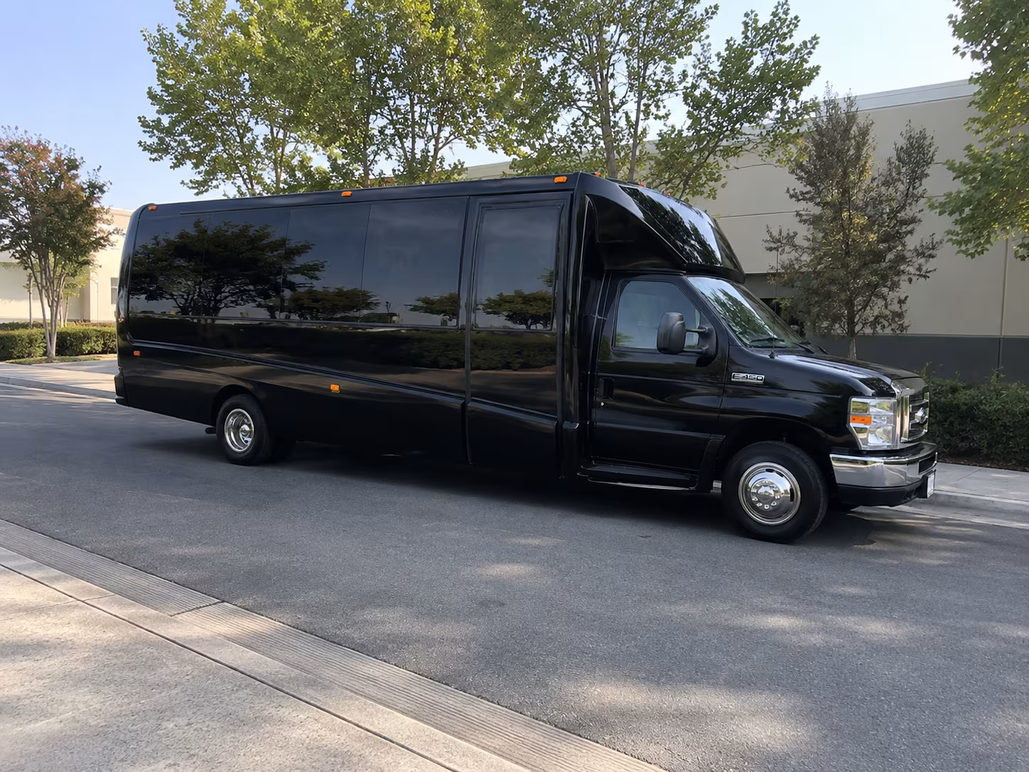 Pittsburgh Wedding Transportation party bus exterior