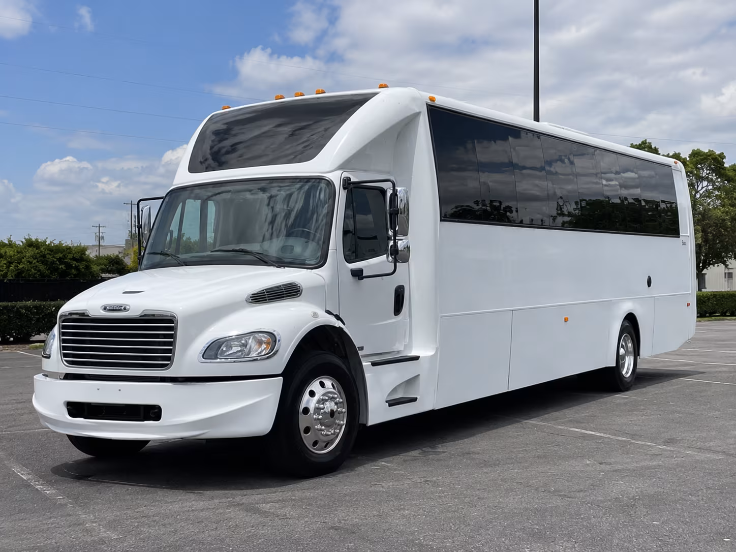 Pittsburgh Wedding Transportation party bus exterior