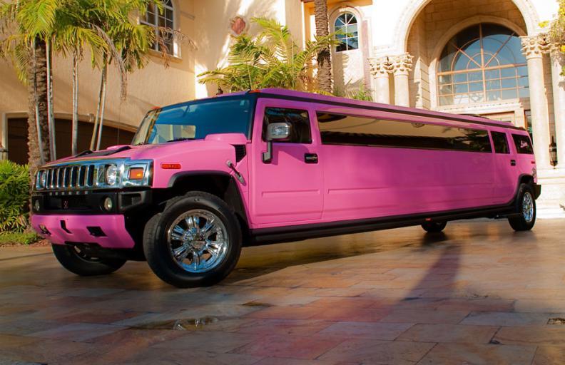 Pittsburgh Pink Hummer Limo